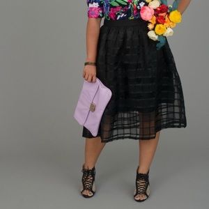 Lined Midi Skirt from Lucy Paris